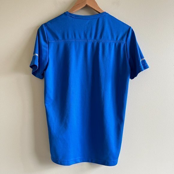 adidas Sequencials Climalite Run Tee T-shirt‎ Blue Short Sleeve Mens Size S - Picture 5 of 5
